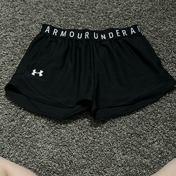 Under Armour Black Athletic Shorts size small - Picture 2 of 5